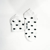 Black polka dots Low-Cut Socks