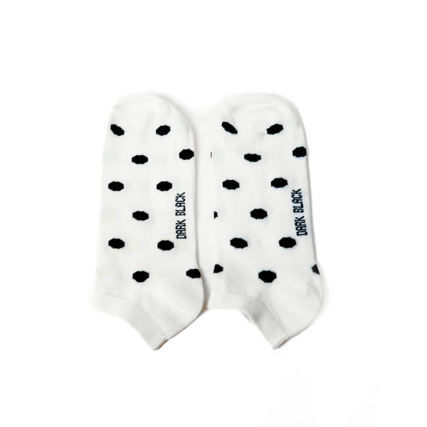 Black Polka Dot Ankle Socks