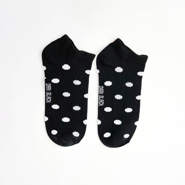 White Polka Dot Ankle Socks