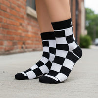 Chess Ankle Socks