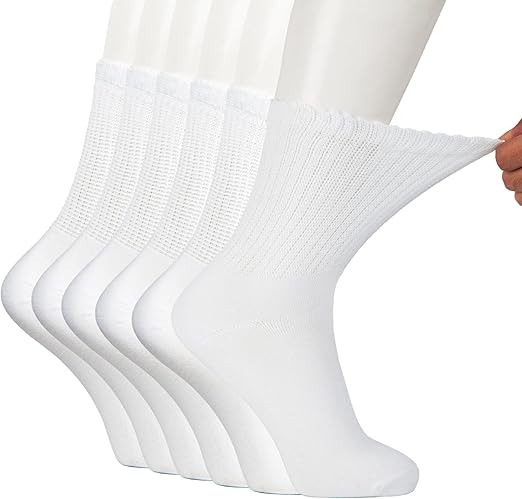 Diabetic Socks White